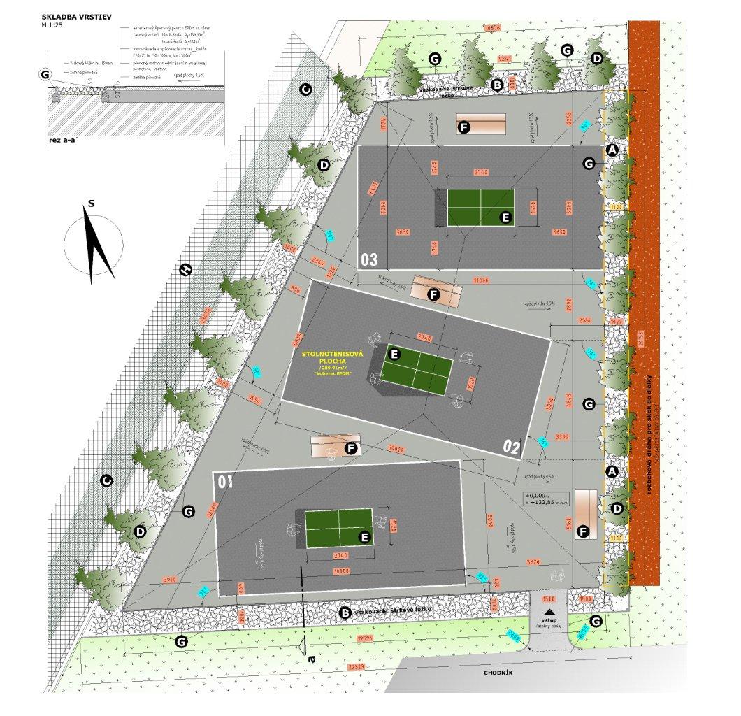 Stolnotenisová plocha, ZŠ Železničná, Bratislava